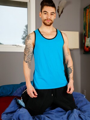 Hot tattooed gay boy Johnny Torque dominating and fucking Kevin Summers' twink ass by Next Door Twink by Next Door Twink image #1