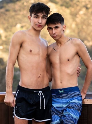 Kinky gay boy Kai Locks tops Dylan Matthews's skinny ass by Next Door Twink by Next Door Twink image #1