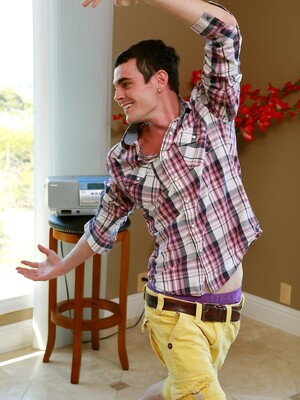 Sexy twink Maro Russo strips and fucks Tyler Morgan in the ass by Next Door Twink by Next Door Twink image #9